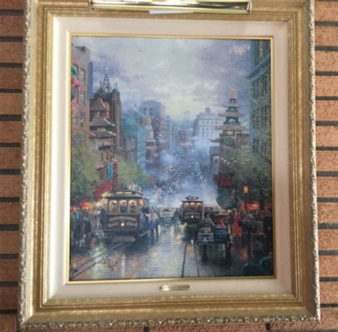 Thomas Kinkade San Francisco A View Down California Street X