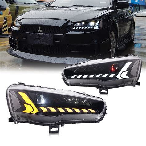 Buy inginuity time LED HeadLights For Mitsubishi Lancer & Lancer EVO