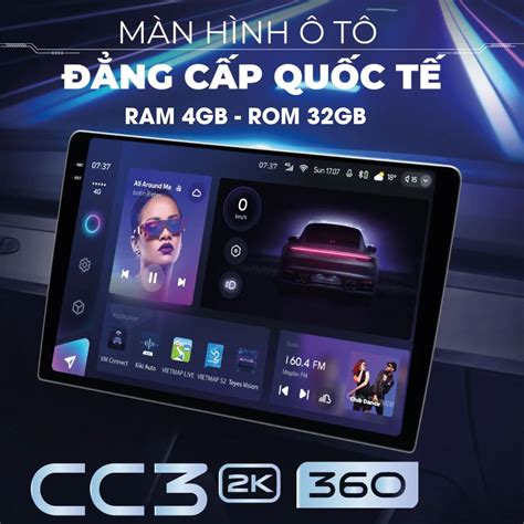 Màn hình Android thông minh TEYES CC3 2K 360 Ram 4GB - Rom 32GB, điều ...