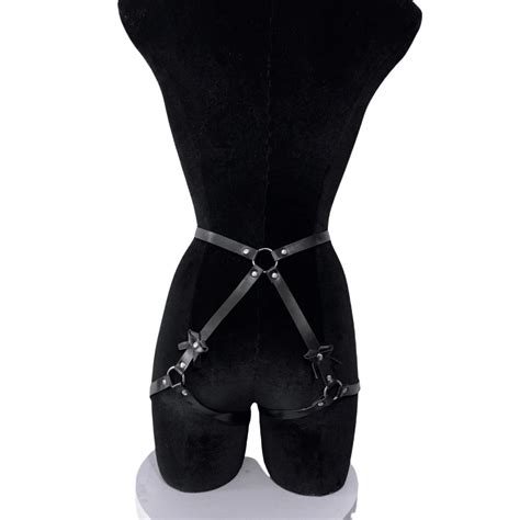 Sexy Leather Leg Harness Harness Garter Belt Body Bondage Sexy Lingerie Stockings Sword Belt