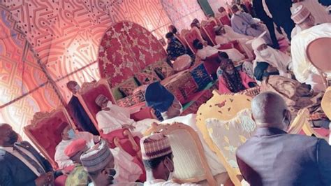 Yusuf Buhari And Zahra Bayero Wedding Fotos President Muhammadu Buhari