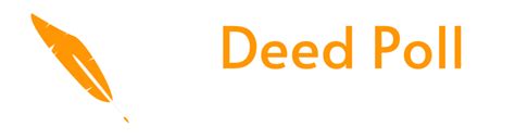 Adult Deed Poll Uk Deed Poll Service