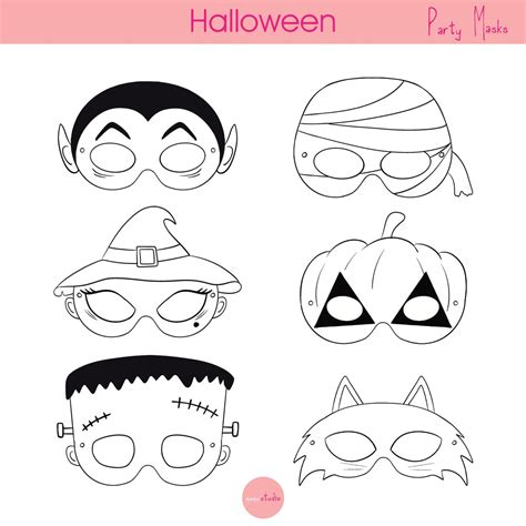 Halloween Masks Printable Halloween Masks Halloween Costume