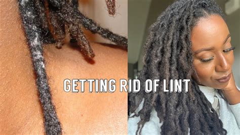 Lint In Locs How To Carefully Remove Lint From Locs Youtube