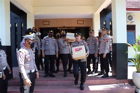 Polres Grobogan Peduli Korban Gempa Kirim Bantuan Ke Cianjur Jabar