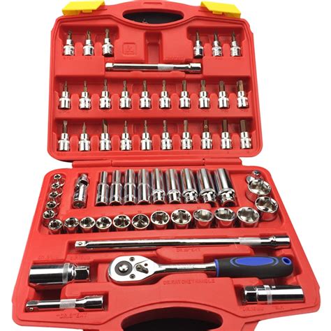 61pcs Auto Repair Tools Ratchet Wrench Spanner Set Hand Tools