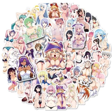 Jual Jualan 50Pcs Sticker Anime Ecchi Sexy Waifu Bikini Stiker Laptop Hp Anti Air Hemat Shopee