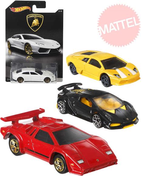 Mattel Hot Wheels Auto T Matick Angli K Model Lamborghini Kov Druh D Tsk Hra Ka