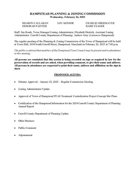 Town of Hampstead, Maryland | Hampstead MD