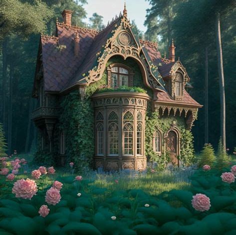 Fantasy Rooms Fantasy House Fantasy Places Fantasy Cottage Art