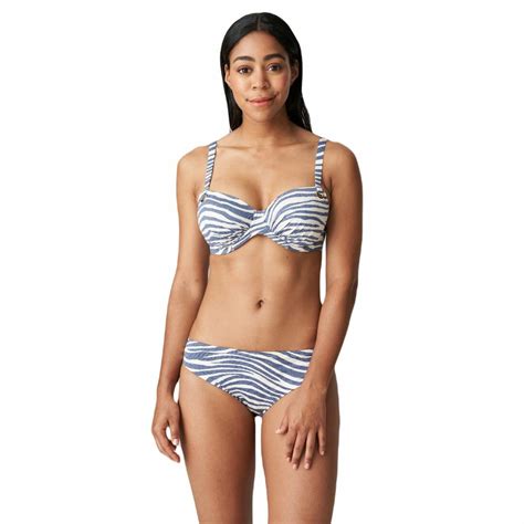 Plavky Vrchn D L Primadonna Swim Ravena Ruffed Fullcup Bikini Top Adriatic Blue Caresse Braexpert