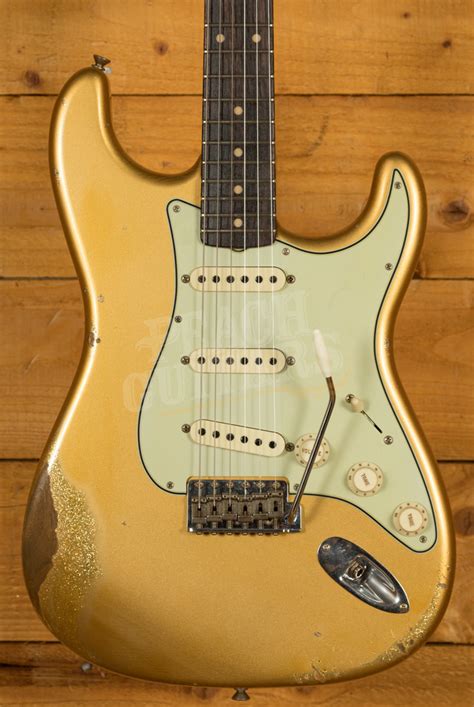 Gold Relic Stratocaster Ubicaciondepersonascdmxgobmx