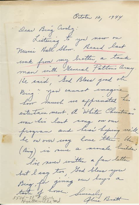 Bing Crosby’s unseen Second World War letters and photos revealed