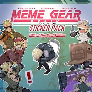 Metal Gear Meme Sticker Pack DNA of the Soul Edition - Etsy