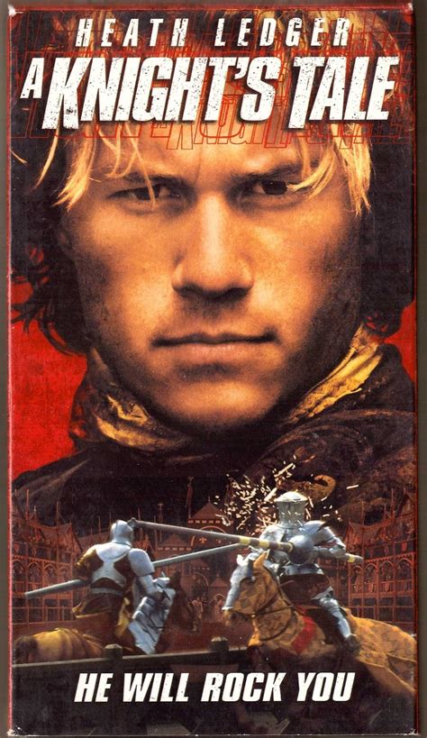 A Knight S Tale VHS Heath Ledger Mark Addy Rufus Sewell VHS Tapes