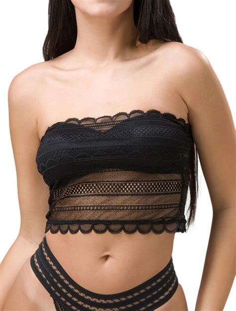 Soutien Gorge Bustier Noir