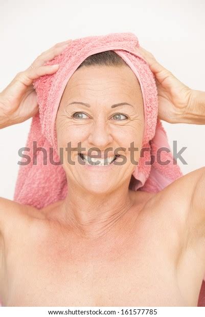 Portrait Happy Attractive Mature Woman Naked Stock Photo 161577785 Shutterstock