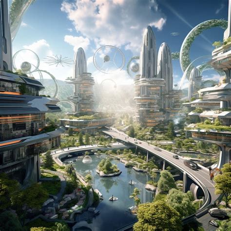 O Que É Um Futurista - Um mundo futurista com elementos ultratecnológicos e cidadãos ...