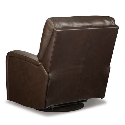 Ashley Signature Design Emblera U4480561 Leather Match Swivel Glider Recliner Dunk And Bright