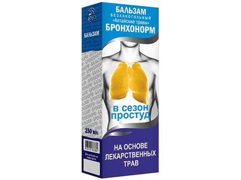 Купить Бальзам для легких «Бронхонорм» БАД | Витамин Продукт