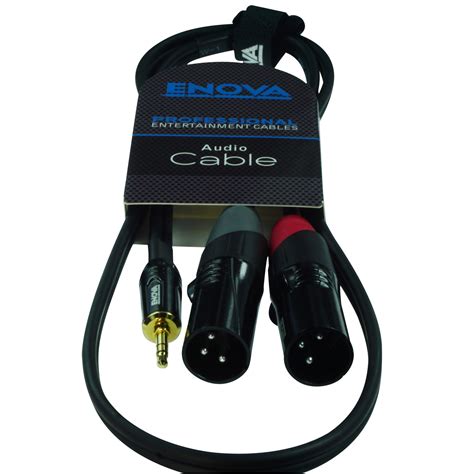 Enova 3 5 Mm Jack Xlr Male Cable Psmxlm Serie 3 Meters Enova Pro Av Connectors And Pro Av