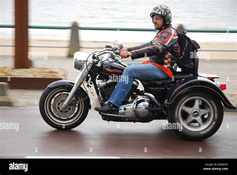trike motorcycle at speed Stock Photo - Alamy