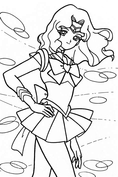 Coloriage Sailor Neptune Imprimer Et Colorier