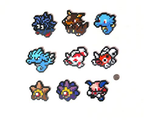 Pokemon Perler Bead Sprites 114 122 Etsy