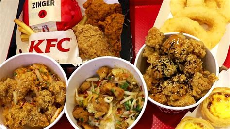 Kfc Thailand Taste Test Trying The Thai Food Menu At Kfc In Thailand