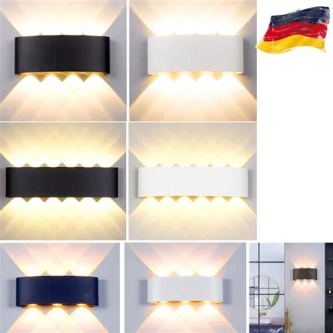 Led Wand Leuchte Au En Wandlampe Flurlampe Balkongarten Leuchte Ip