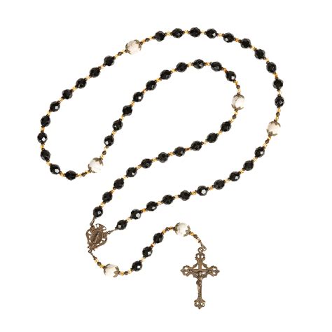 Good Catholic Exclusive Jet Black & Ivory Rosary - Good Catholic