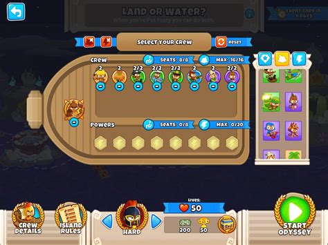 BTD6 Odyssey Guide: Crew Select, Difficulty, Rewards and More - Touch