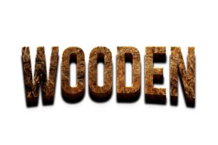 Realistic 3d Wood Texture Text Effect Graphic By Rifaudin28 Creative