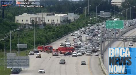 Critical Crash Slows Traffic On I-95 In Palm Beach County - BocaNewsNow.com