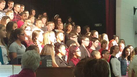 Zanesville Middle School Choir Concert 2015 Youtube