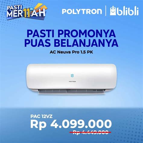 Polytron Indonesia On Twitter Dapatkan Sekarang Ac Smart Neuva Pro