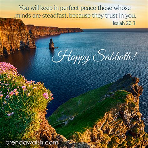 Happy Sabbath Brenda Walsh Scripture Images