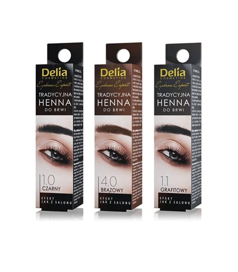 Henna Do Brwi Henna Henna Delia Eyebrow Expert Polska Henna