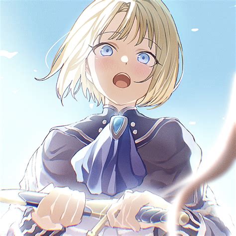 The Big ImageBoard TBIB Boy Girl Aged Down Ascot Blonde Hair Blue Ascot Blue Eyes Blue Sky