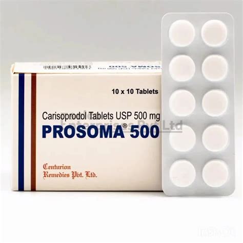 Carisoprodol Tablets Mg Prosoma X Prescription At Rs Pack