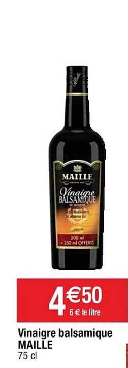 Promo Vinaigre Balsamique Maille Chez Cora ICatalogue Fr