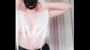 Long Hair Nude Blonde Girl With Pale Tits Dancing After Taking Off Her Bra FYPTT XVIDEOS