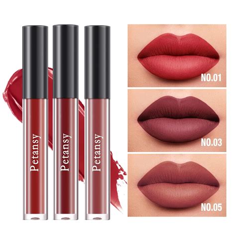 Buy Petansy Pcs Lip Liner And Lipstick Set Colors Lip Liner Pencil Colors Liquid Nude