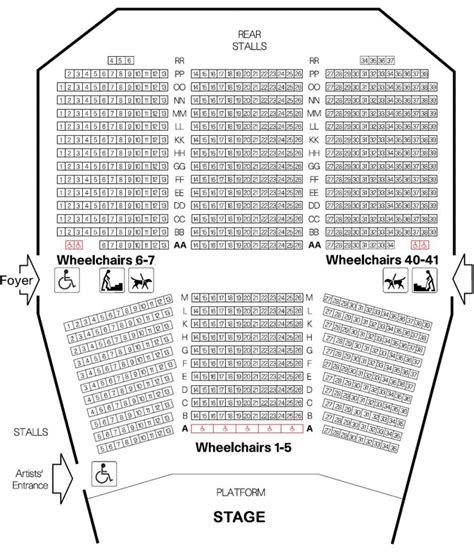 Queen Elizabeth Hall Seating Plan - The Creakers - London Box Office