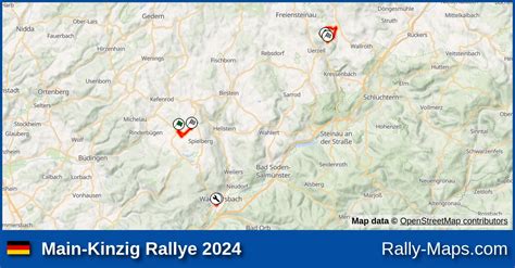 Maps Main Kinzig Rallye Rally Maps