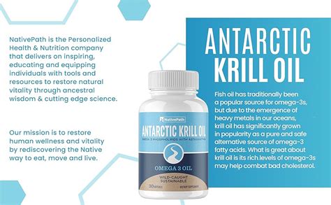 Amazon Nativepath Antarctic Krill Oil Wild Caught Krill Omega