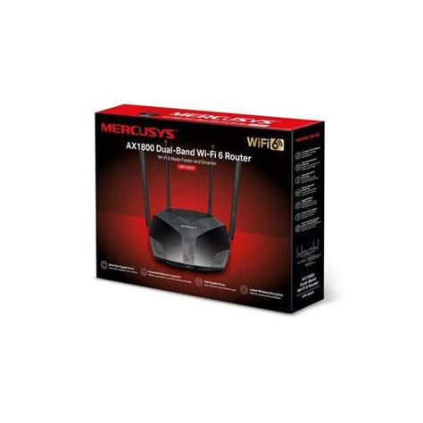 Roteador Mercusys Mr1800X Ax1800 4Antena Wifi 1.8Gbp - Roteador ...
