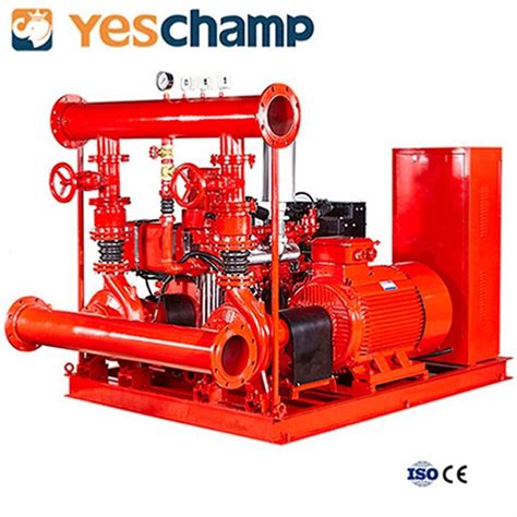 100gpm Fire Pump System Electric Diesel Engine Multistage Brass