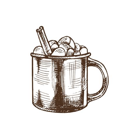 Hot Chocolate Mug Drawing