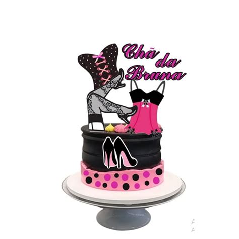 Arquivo de Corte Topo de Bolo Chá de Lingerie Elo